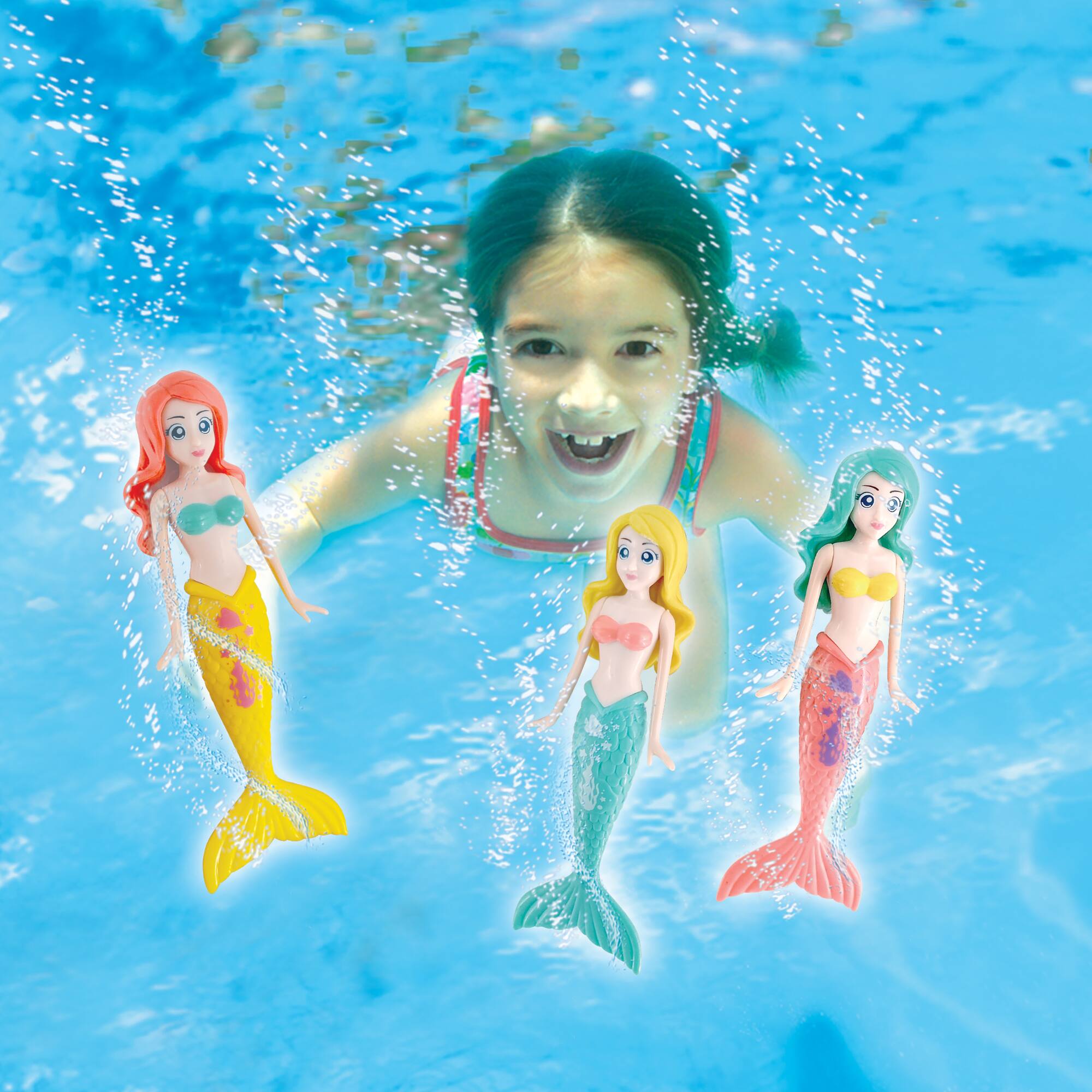 Banzai Dive Mermaids, 4ct.